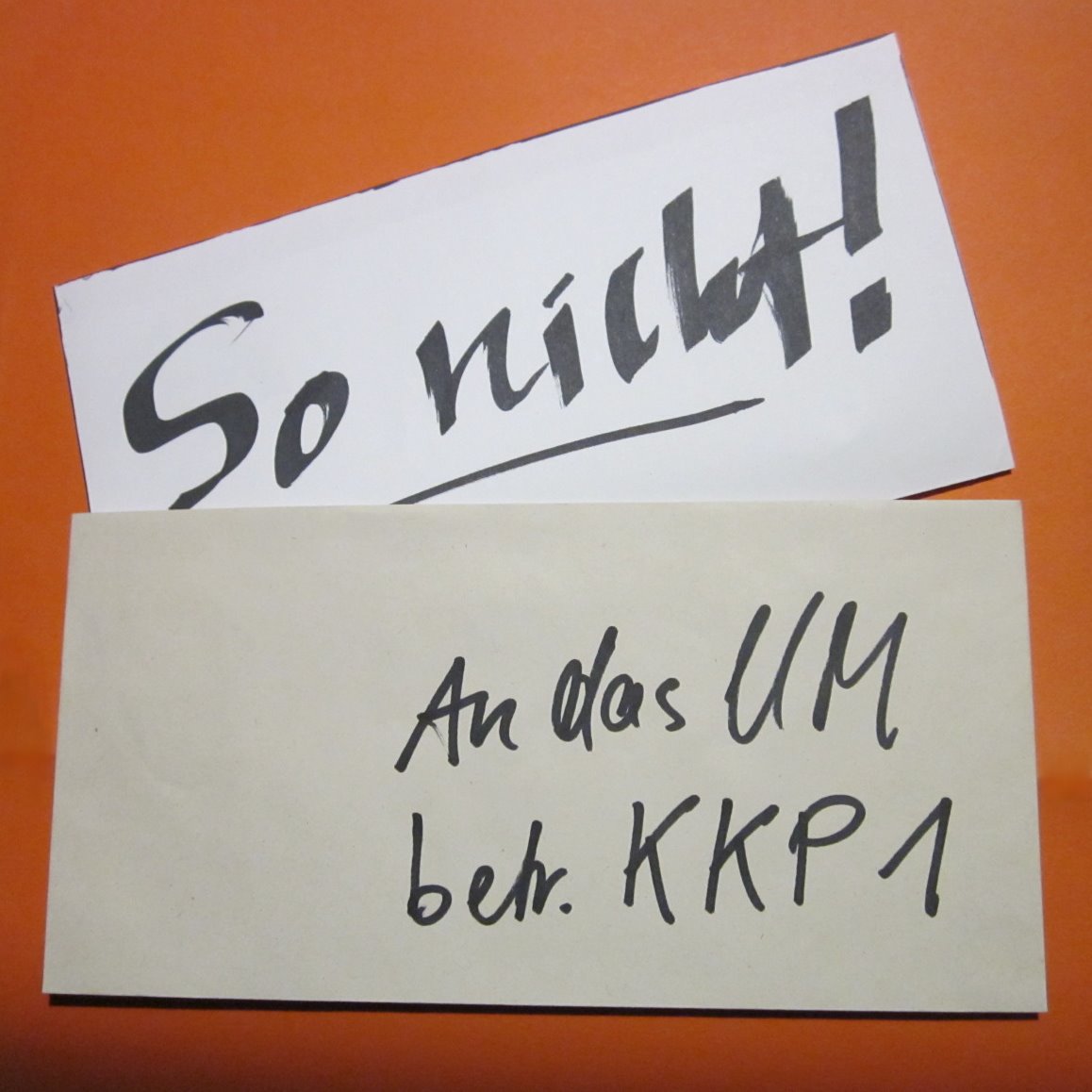 So nicht! Einwendungen zum KKP 1